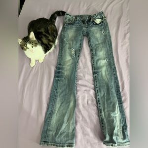 Low Rise Miss Me Jeans